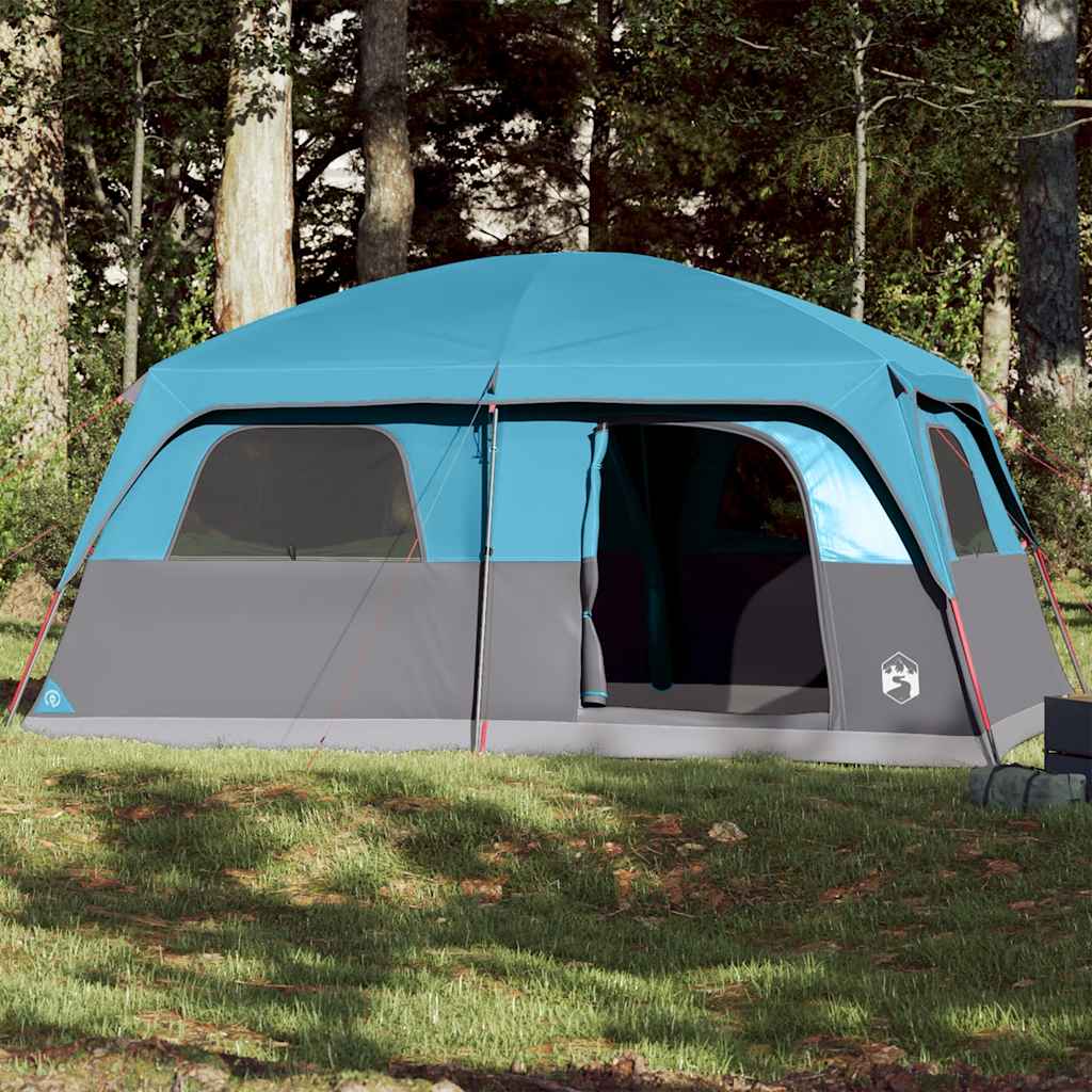 Family Tent for 8 Persons Blue Waterproof