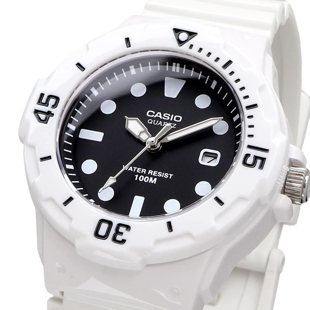 Casio Analog Watch LRW -200H-1EV / -200H-4EV Women's/Kids' Cheap Casio Gloss Black/Pink Metallic / Gloss White/Black Overseas Model [Parallel Import]