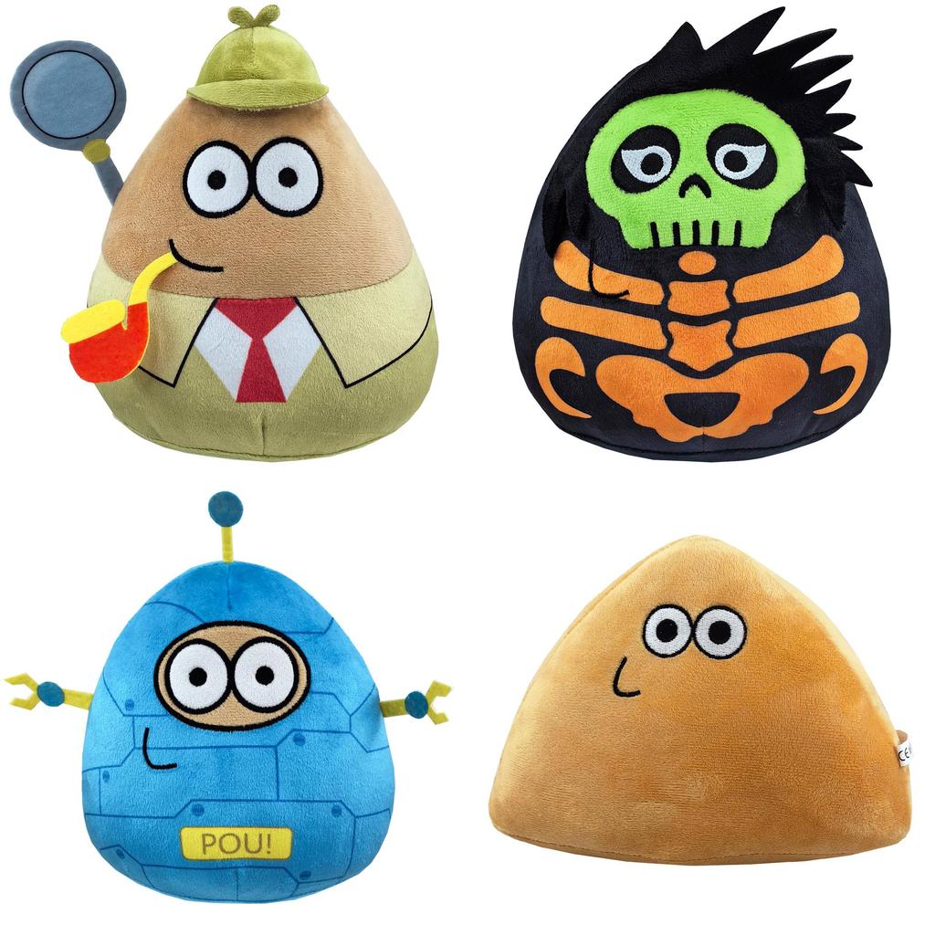 Fofo Meu Animal de Estimação Alienígena Brinquedo de Pelúcia Boneca Pou Personagem de Fruta Recheado Pelúcia Curta Macia