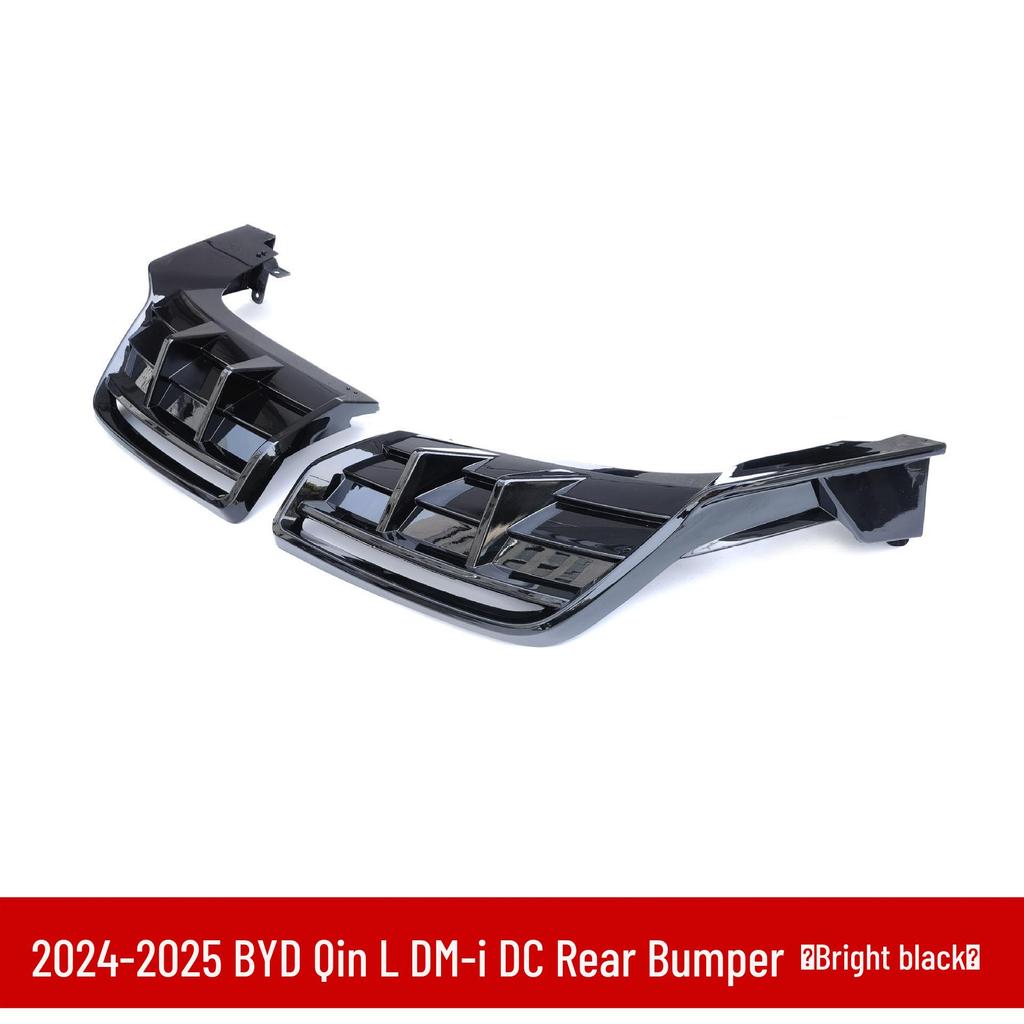 Compatible with the 2024 BYD Qin Ldmi DC Model: Rear Bumper, Side Skirts, Front Bumper, Rear Spoiler, and Top Spoiler.