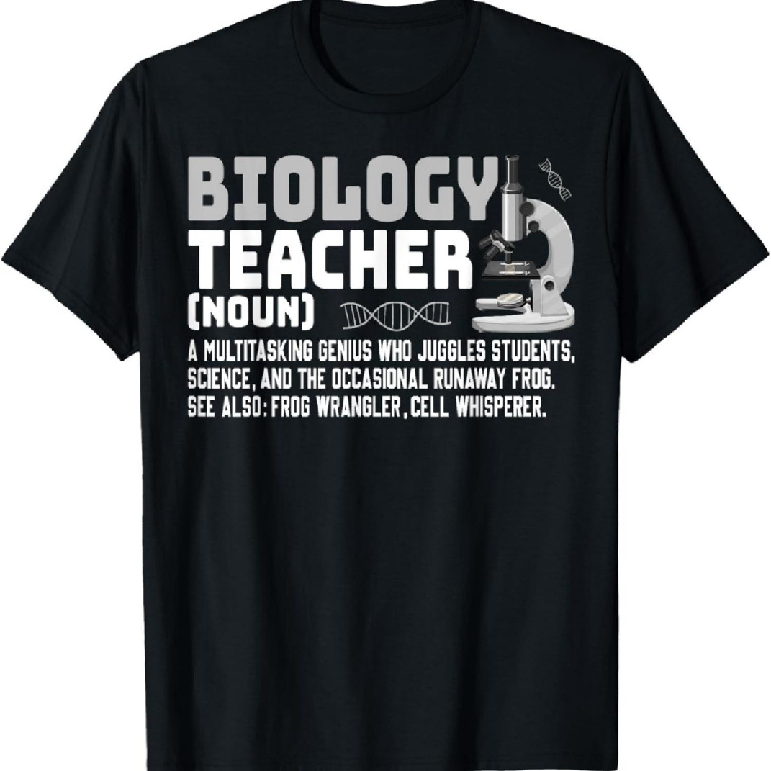 

Funny Biology Design Bio Teachers and Biochemistry Lab Nerds T-Shirt XXXXXL чорний