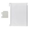 Slider Case for Rollbahn Pocket Memo L Rollbahn Bookmark [Delfonics] [2-piece Set] / (Clear Gray)