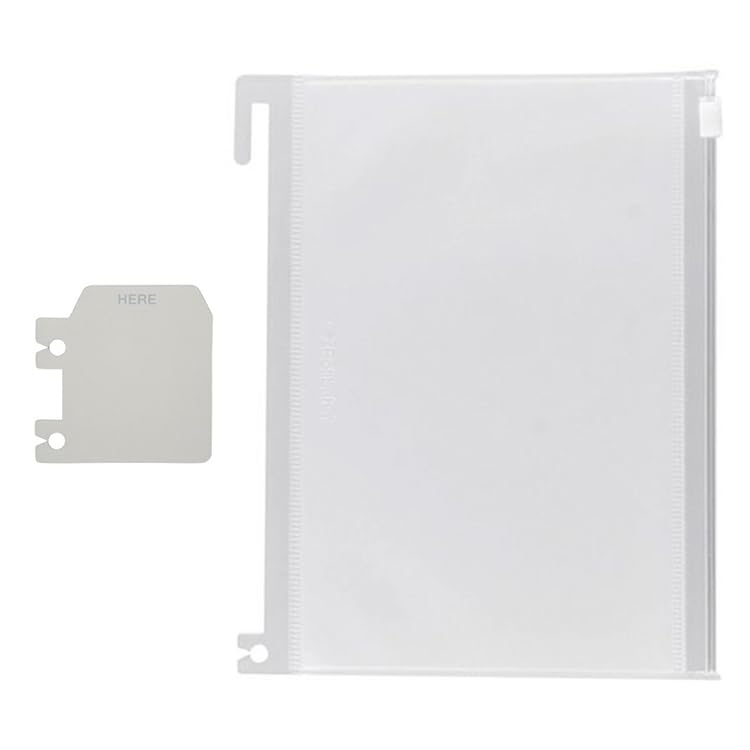 Slider case for Rollbahn Pocket Memo L Rollbahn Bookmark [Delfonics] [2-piece set] / (Clear Gray)
