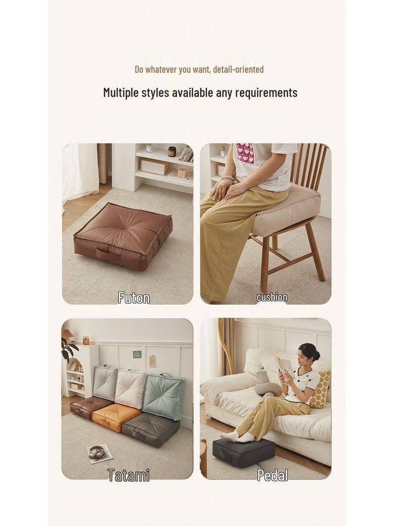 Thickened Japanese Tatami Floor Seat Cushion for Bedroom or Balcony