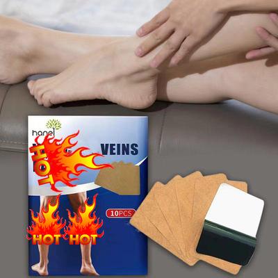2023 Neu 10 Teile/paket Fuß Lleg Venen Gips Entzündungshemmende Öle Entzündungshemmende Öle Bein Schwellung Patch Schnell Absorbieren Gesunde Professionelle Patch