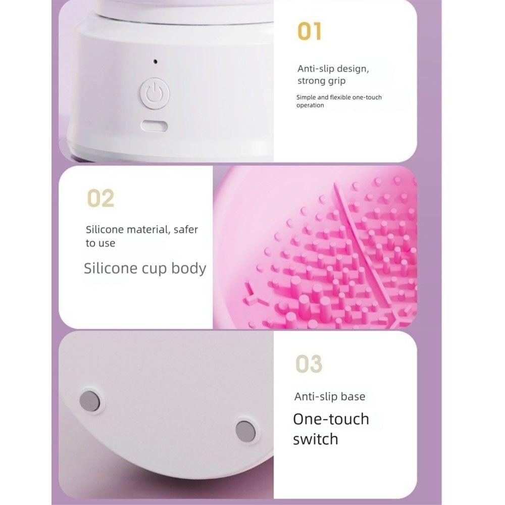 Electric Lazy Cleaning Brush Tool USB Brush Scrubber  for Brush Cleaning