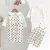 Reegoo Peter Baby Romper Coveralls for Long Polka Size Ages Months Girls, Overalls, Cotton, Fall/Winter, Sleeve, Dot, 73, 6-9