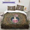 Potion Pattern Bedding Quilt Set Quilt Cover Pillowcase Home Decoration Birthday Gift (1 * Duvet Cover + 2 * Pillowcase, Without Core)