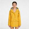 Women's Autumn and Winter Trench Coat Waterproof Women Rain Jacket Windproof Hooded Outdoor Plus Solid Raincoat