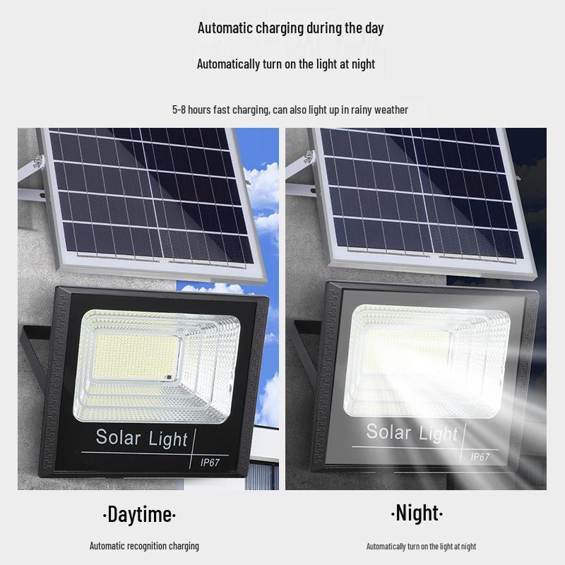 Ultra-Bright High-Power LED Solar Outdoor Courtyard Floodlight