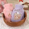 500ml Soft Hot Water Bottle, Winter Hand Warmer, Cute Cartoon Design Hot Water Bag, Girls Only, Portable Waist, Hand &Bed Warmer