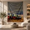 Dekorativer Wandteppich, Wandkunst mit Case IH Aufdruck, Leichte Wanddekoration für Schlafzimmer Hintergrund