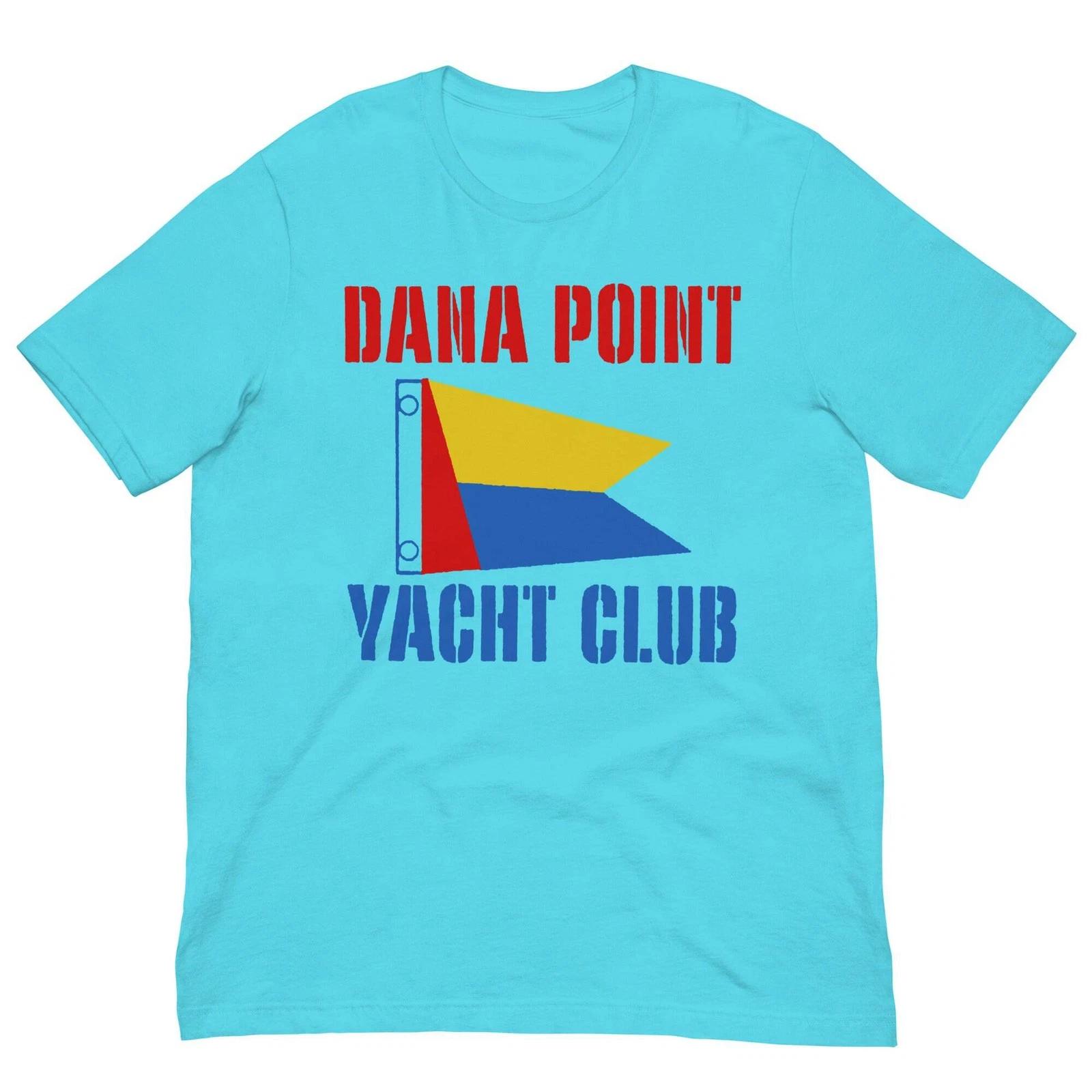 Vintage Retro Yacht Club T Shirt Dana Point California Graphic Tee For Men Women XL