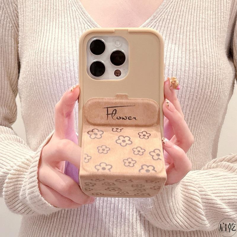 Flip Magnetic Flower Bow Foldable Stand Phone Case For Iphone 11 12 13 14 15 16