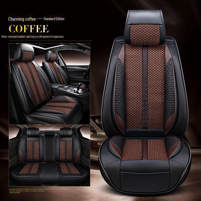 Binyue Cool 1.5T All-Season Leather Ice Silk Seat Cover, Full Package (2022 Model)