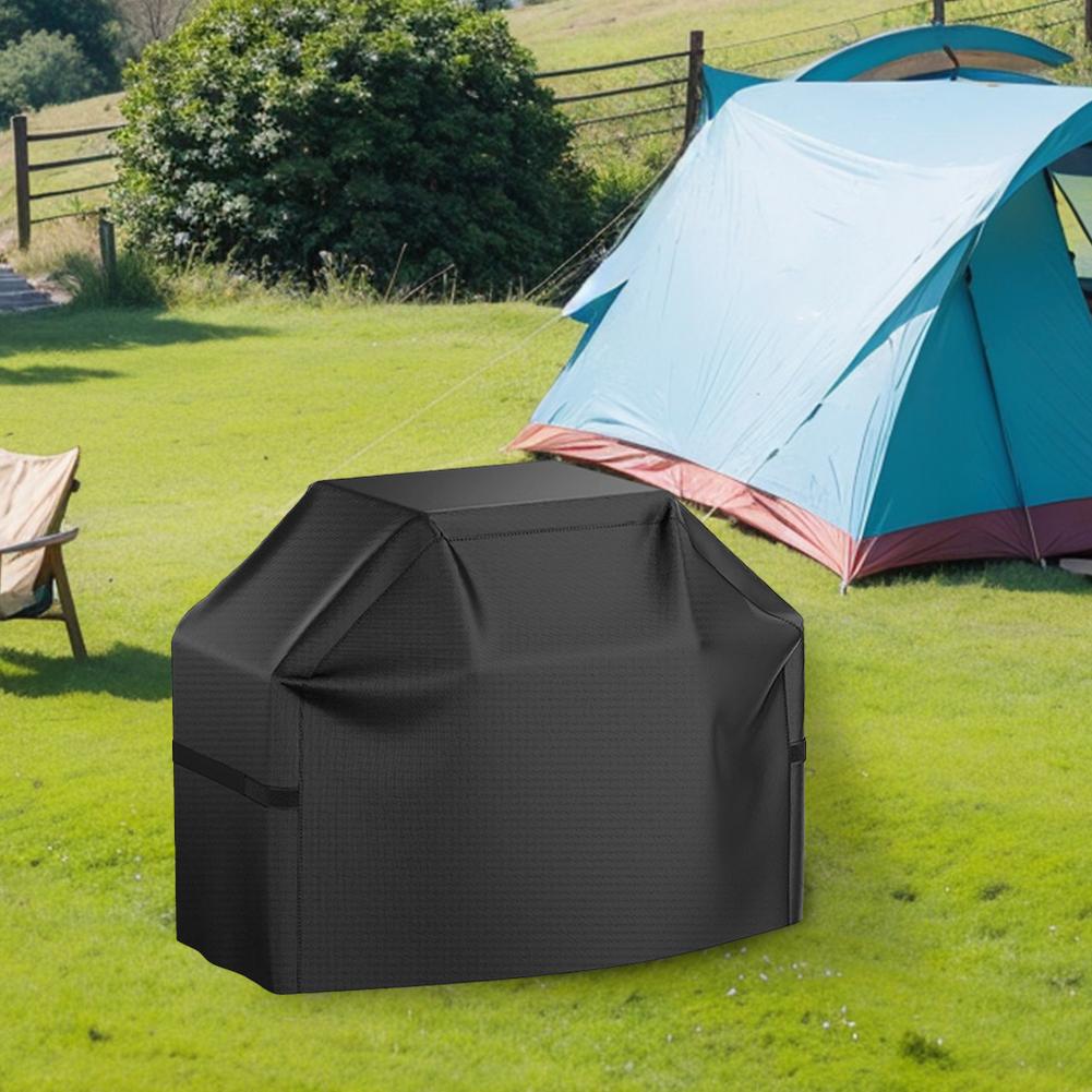 Capa para Churrasqueira Capa para Churrasqueira à Carvão Impermeável Capa Charbroil Tiras de Velcro Capa de Proteção para Churrasqueira Cordão para Quintal