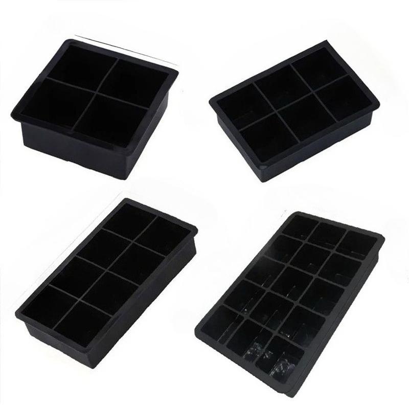 4/6/8/15 Fächer Silikon Eiswürfelformen Sphärische Eisformen Wiederverwendbare Whiskey Eiswürfelformen Cocktail Gefrierschrank DIY Hausgemachte Barware