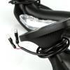 Universal Most Motorcycles Mirror Modified Wind Wing Adjustable Rotating Rearview Mirror with Light For YAMAHA YZF R6 R1 R25