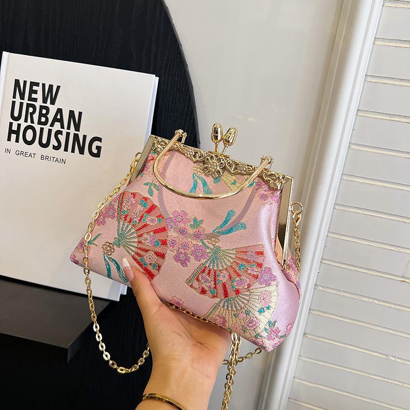 

Модная сумка кроссбоди на одно плечо 2025 новинка ретро простая личность мода лето красивая повседневная сумочка розовый