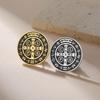 Teamer CSPB Round Badge Pin Brooch Stainless Steel For Women Man Suit Shirt Jewelry Vintage Accessory 2026 New Fashion Gift