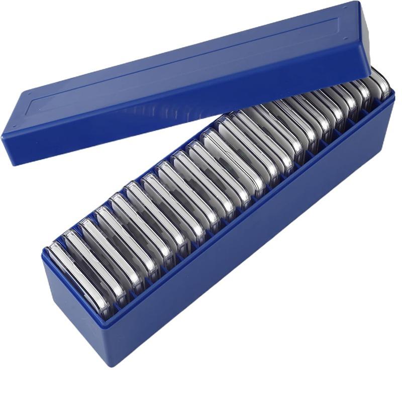 20 Coin Slab Capacity Storage Box Red Case Holder Slabs Commemorative Coin Box Compatible For PMG TACC PCGS PCCB Holders