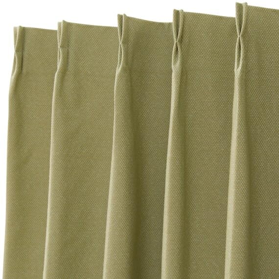 

Nitori Grade 1 and Size 100 x 195 Set of NITORI 7348275 RD-002 Curtains, Light-Blocking, Heat-Insulating, Sound-Blocking, 156, cm, 2, Yellow-Green,