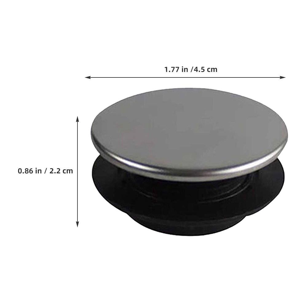 6Pcs Stainless Steel Sink Hole Cover Set for Kitchen Faucet Holes Soap Dispenser Openings Sleek Secure Fit Hole Concealer Cap