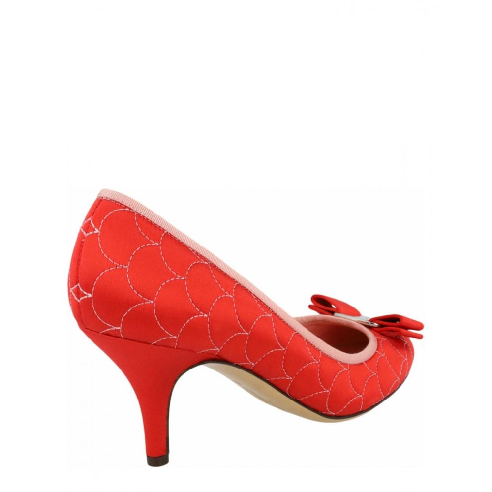 Salvatore Ferragamo Carla 70 Pumps Red