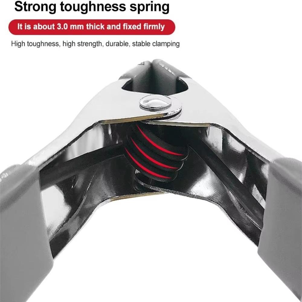 2 Stück Gummi-Griffe Holzbearbeitung Federklemmen Metallfederklemme Qualitätsfederklemme