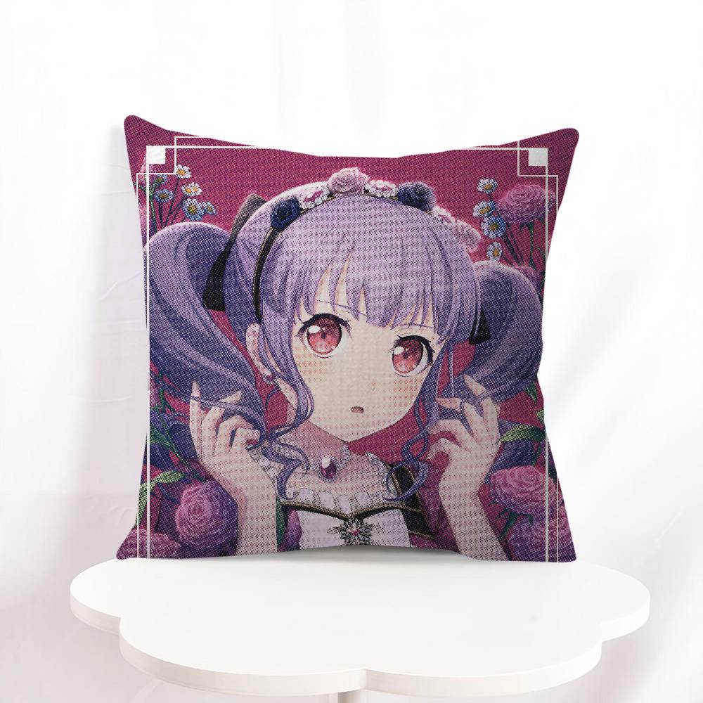 R-Roselia Anime Pillowcases Home Bedding Decorative Pillow Cover Wedding Super Soft Pillow Case