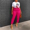 Womens High Waisted Pants Straight Leg Pant Business Work Casual Trousers