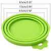 Silicone Canned Lid Sealed Spoon Feeders Food Can Lid For Puppy Dog Cat Storage Top Cap Reusable Cover Lid Pet Daily Supplies
