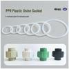 All-Plastic PPR Union Seal Ring with Double Hot Melt and Silicone Gasket, 4/6 Ball Valve and Radiator Gasket.