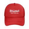 PITBULL American Pit Bull Dog 4 Mesh Baseball Hat Sports Workout Tennis Hats for Unisex Women Adults Outdoor Sports caps