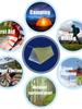 2 Person Emergency Shelter Survival Tent Kit Mylar Tube Tent Sleeping Bag Waterproof Outdoor SOS Thermal Blanket Reusable