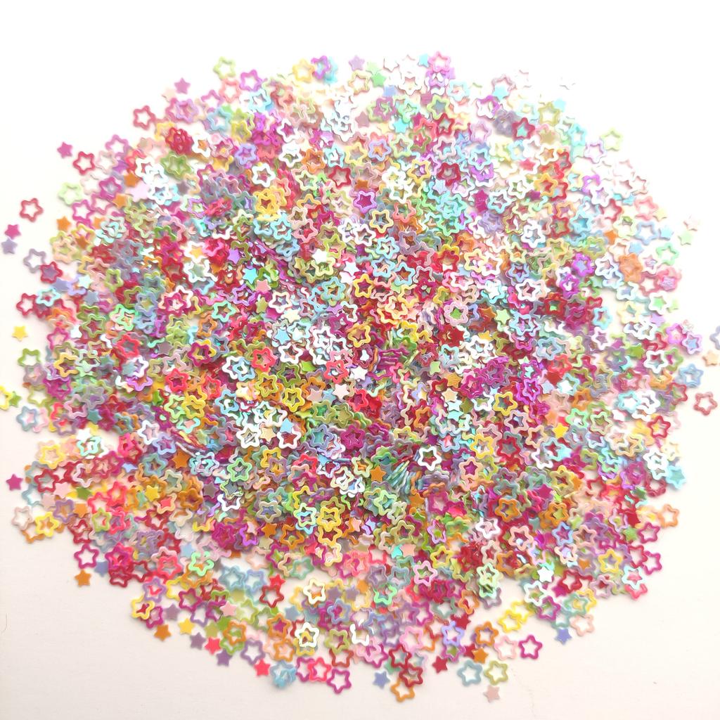 Hot Sale PVC Confetti Bag Filled Sequins DIY Decorative Sequins