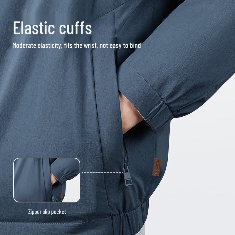 SEPTWOLVES Men's Reversible Stand Collar Jacket