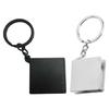 80cm Alloy Keychain Ruler Portable Measuring Device for Various Applications Sturdy Construction