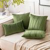 Wavy Line Velvet Pillowcase - Modern Minimalist Living Room Decor