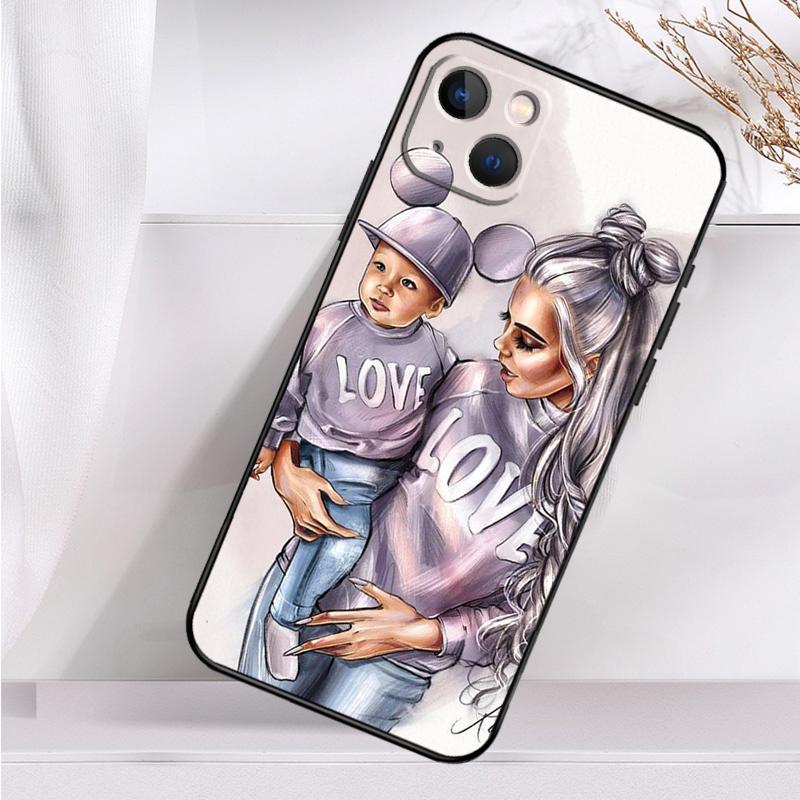 Fashion Super Mom Shockproof Case For iPhone 17 16 15 14 11 Pro Max Plus 12 13 Mini 16e 17 Air Phone Cover