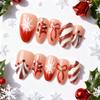 24/30PCS Red Series Bow Nail Decorations Horse Year Nail Art Jewelry  New Year Decorations