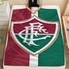 1PC Fluminense Print Flannel Blanket, High quality Comfortable for All Seasons, Home Decor, Warmth and Comfort, Perfect for Christmas Gifts