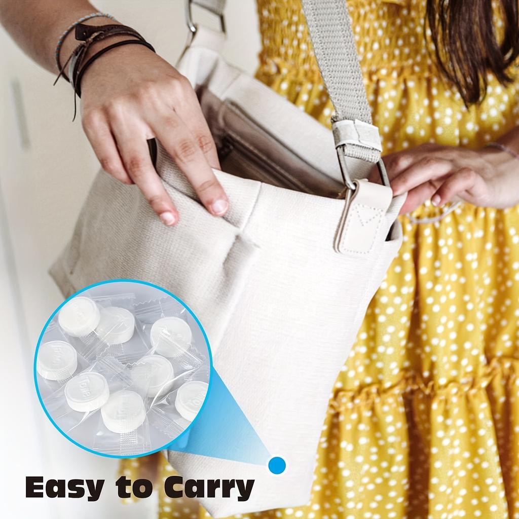 30pcs Portable Compressed Towel Disposable Face Cleaning Soft Compressed Hand Wipe Towel Non-Woven Makeup Wipes