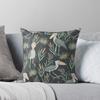 The Magnificent Shoebill | Watercolor Pattern Throw Cushions & Pillows Without core