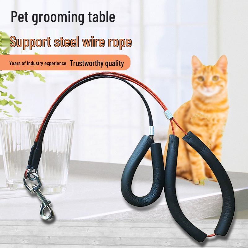 Stainless Steel Hanging Pet Grooming Rope and Table Accessory