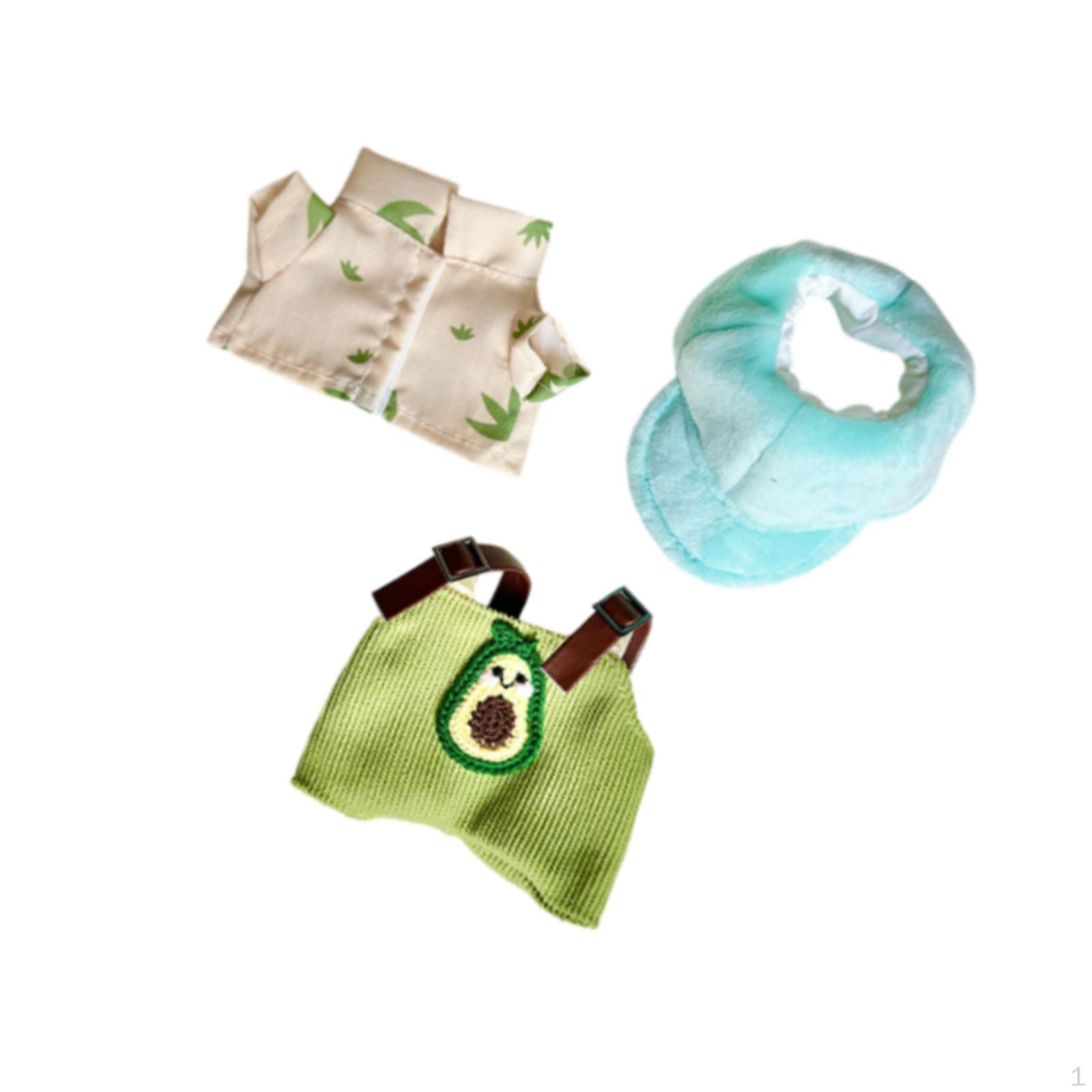 

3 предмета 20 см кукольная одежда тканевая одежда подарки ручная работа одежда костюм green cap