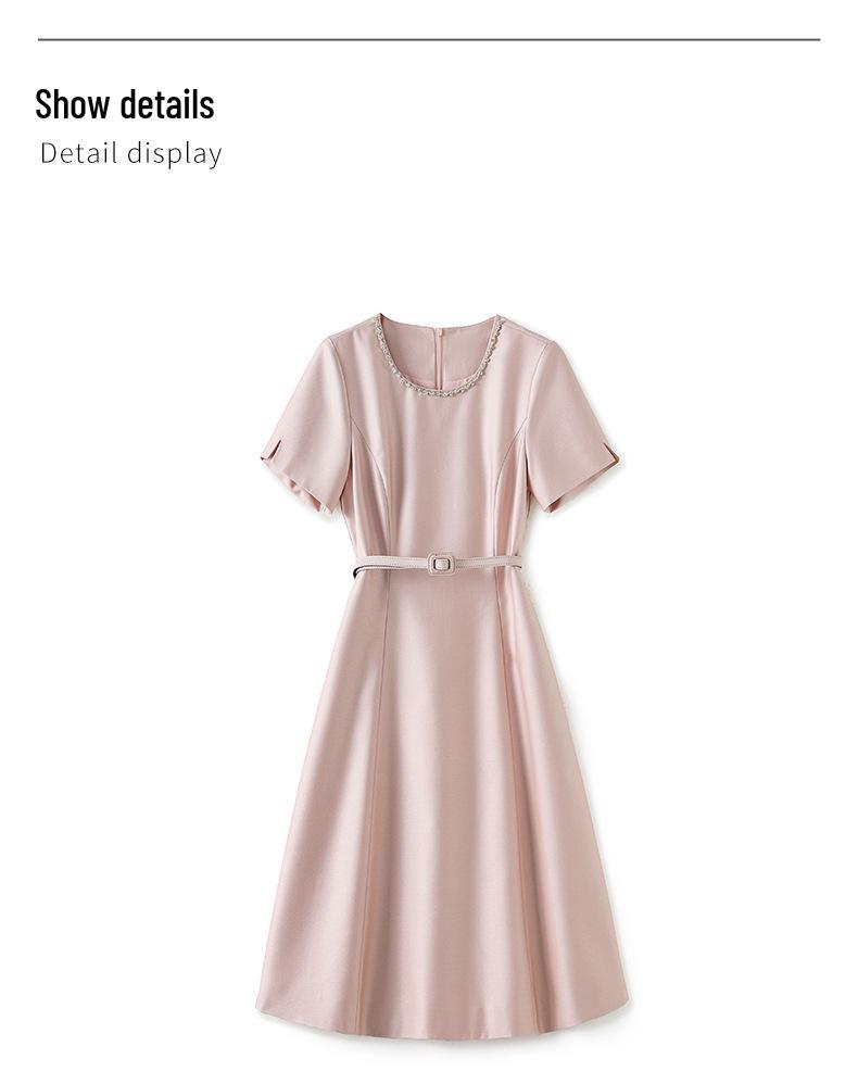 French Lady High-End Slimming Dress - Elegant Socialite Style