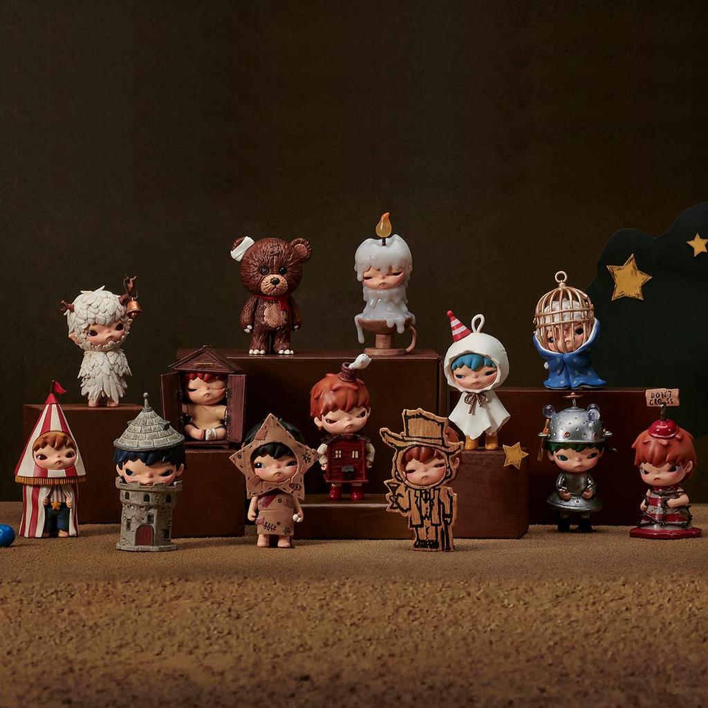 POP MART HIRONO Shelter Serie [1 Stück] Pop Mart Gachapon Figur Plastikmodell Premium Spielzeug Weichvinyl Originalcharakter Geburtstagsgeschenk