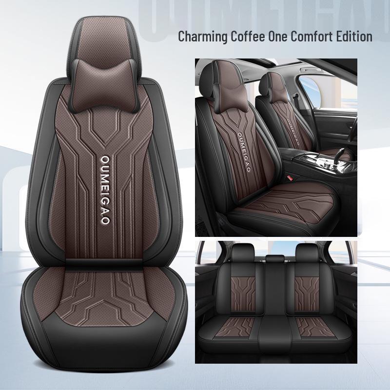 Universal Full Leather Car Seat Cushion for All Seasons