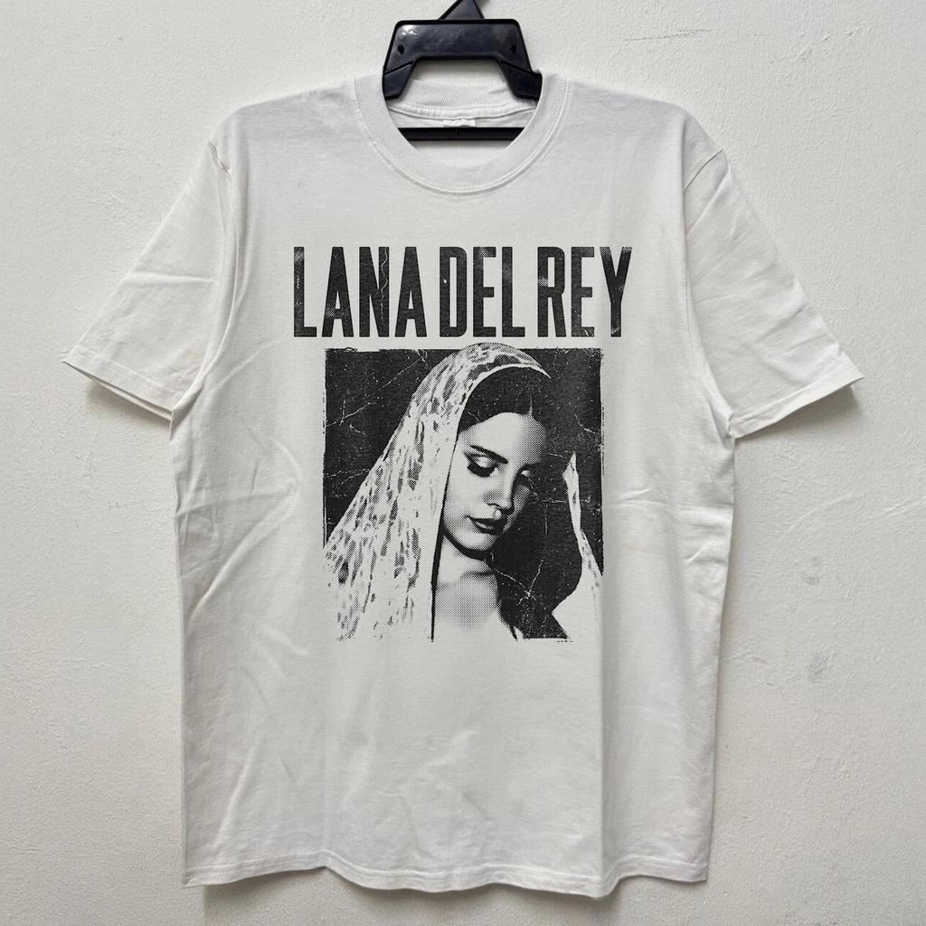 NEW Lana Del Rey Retro Grunge Graphic Unisex White Cotton T Shirt S 5XL